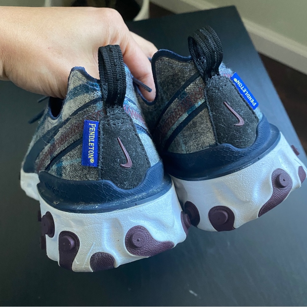 Nike React Element 55 X Pendleton Collab Size 9 P… - image 5